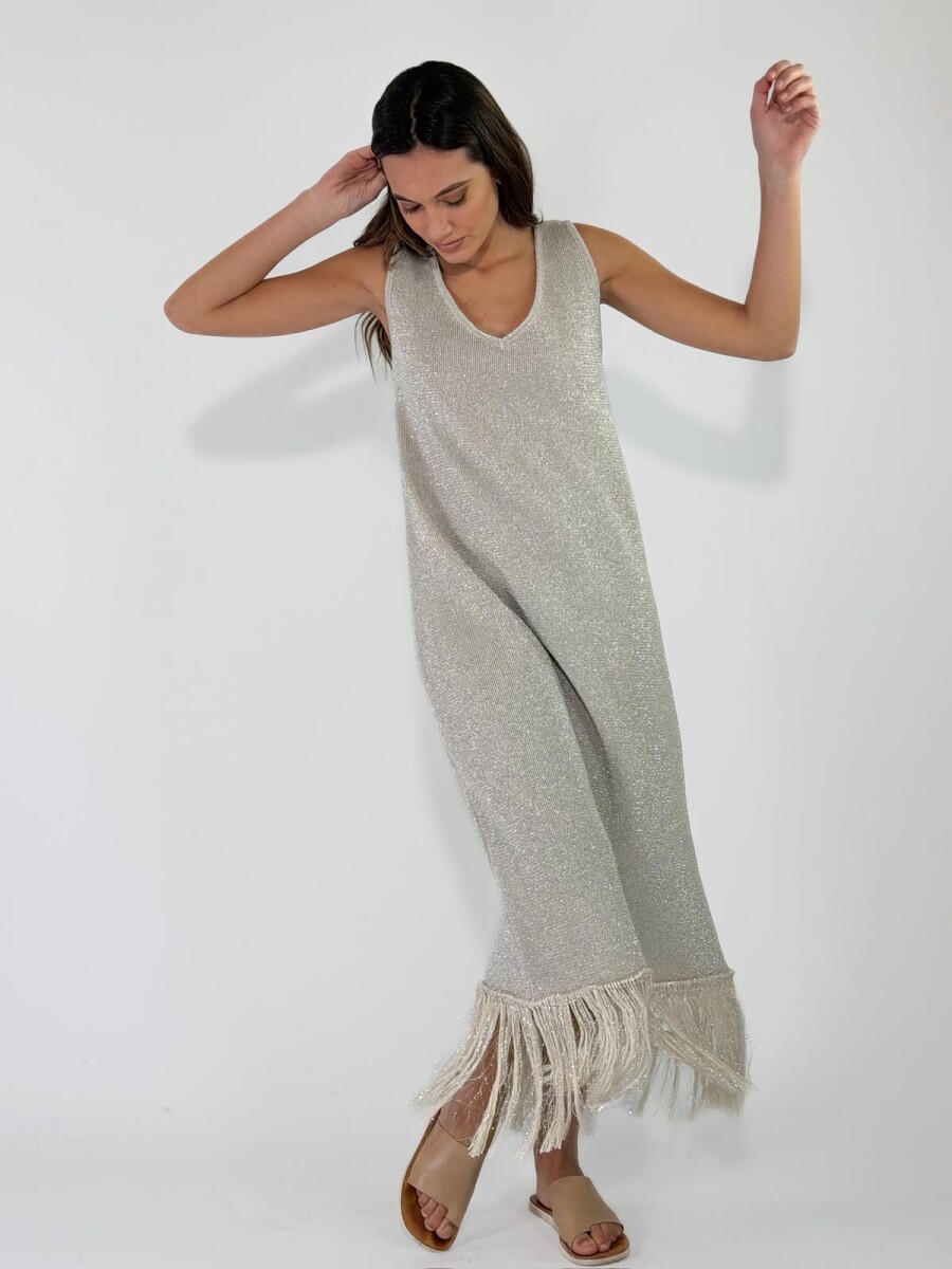 VESTIDO LUMINA - CRUDO 