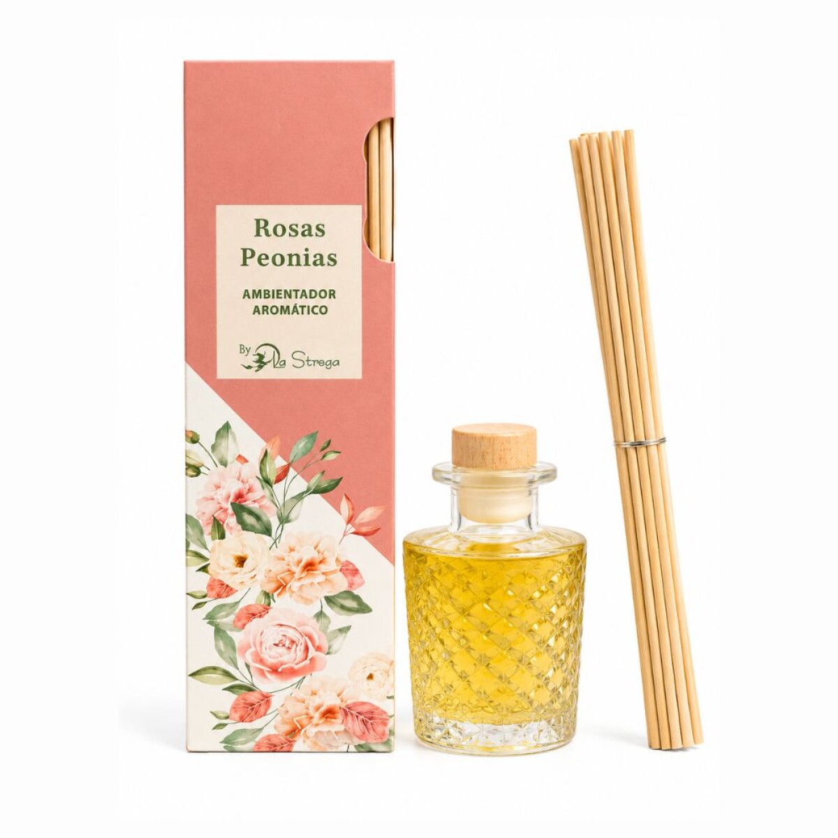 DIFUSOR AROMATICO LA STREGA 100 ML - Rosas/peonias 