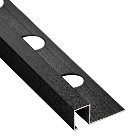 Listelo De Aluminio 12X10 2.60 Mts Ebano Alumacer 000