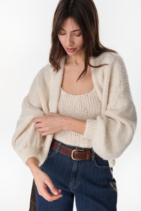 Cardigan Lina Crudo