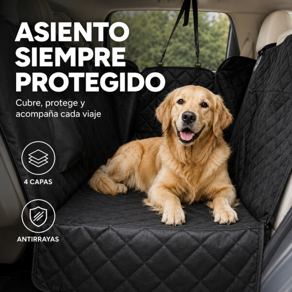 Funda Cubre Asiento Auto Mascotas Perro Impermeable Premium Funda Cubre Asiento Auto Mascotas Perro Impermeable Premium
