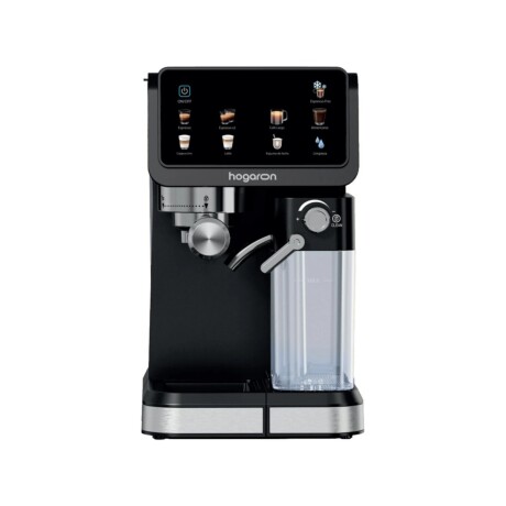 Cafetera Espresso Digital Hogaron HGCE20INOX 9 en 1 20 Bares con Depósito de Leche Cafetera Espresso Digital Hogaron HGCE20INOX 9 en 1 20 Bares con Depósito de Leche
