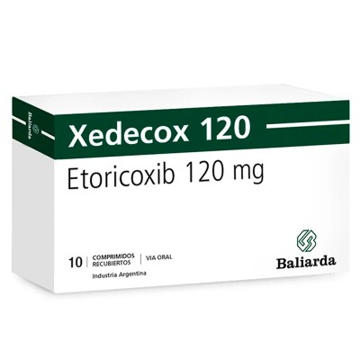 Xedecox 120 Mg. 10 Comp. Xedecox 120 Mg. 10 Comp.