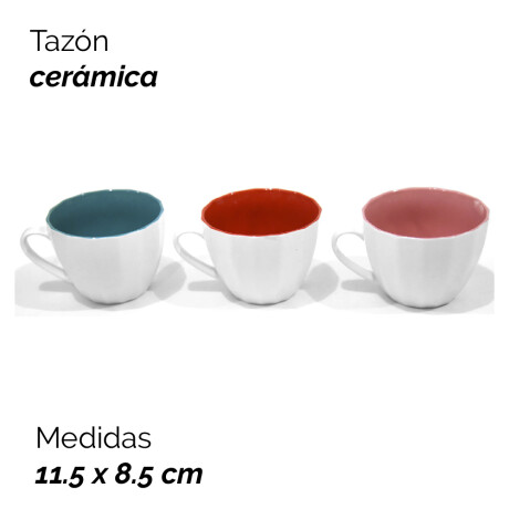 Tazon Ceramica 600 Ml - 11,6x8,6cm Unica
