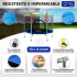 Cama Elástica de 1,40M Trampolín Saltarín Multicolor Azul ce001 Cama Elástica de 1,40M Trampolín Saltarín Multicolor Azul ce001