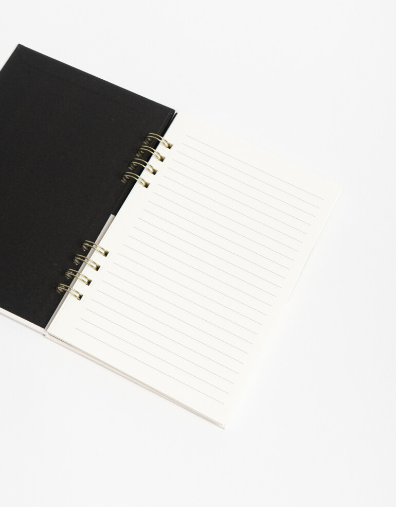 Anotadores Cuadernos y Memos Cuaderno Cuaderno A5 Anillado De Tapa Dura Con Estampa Colorblock - Combinacion Tricolor