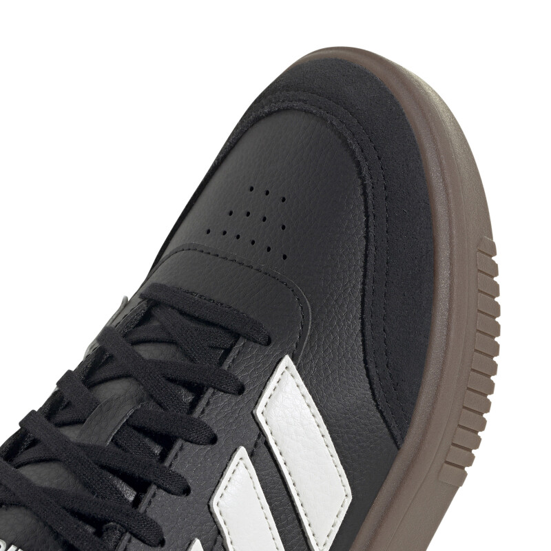Championes de Mujer Adidas Court Block Bold Negro - Blanco - Gris
