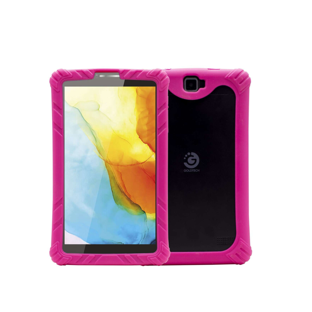 Tablet Goldtech 7" Infantil Con Protector Rosa o Celeste 2GB 16GB 