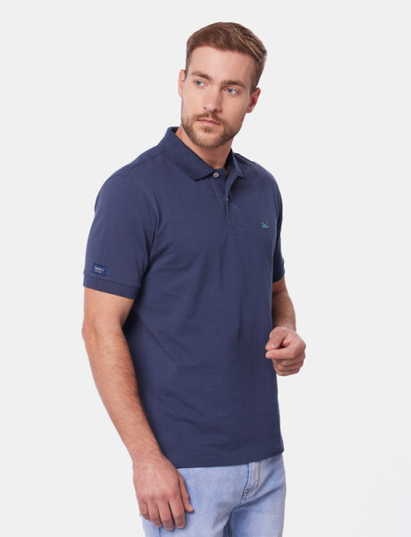 REMERA POLO LISA Denim