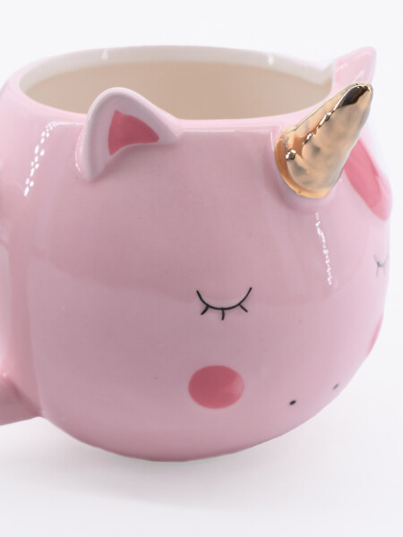 TAZA UNICORNIO ROSADO