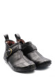 Bota Baja Clásica Cuero Negro