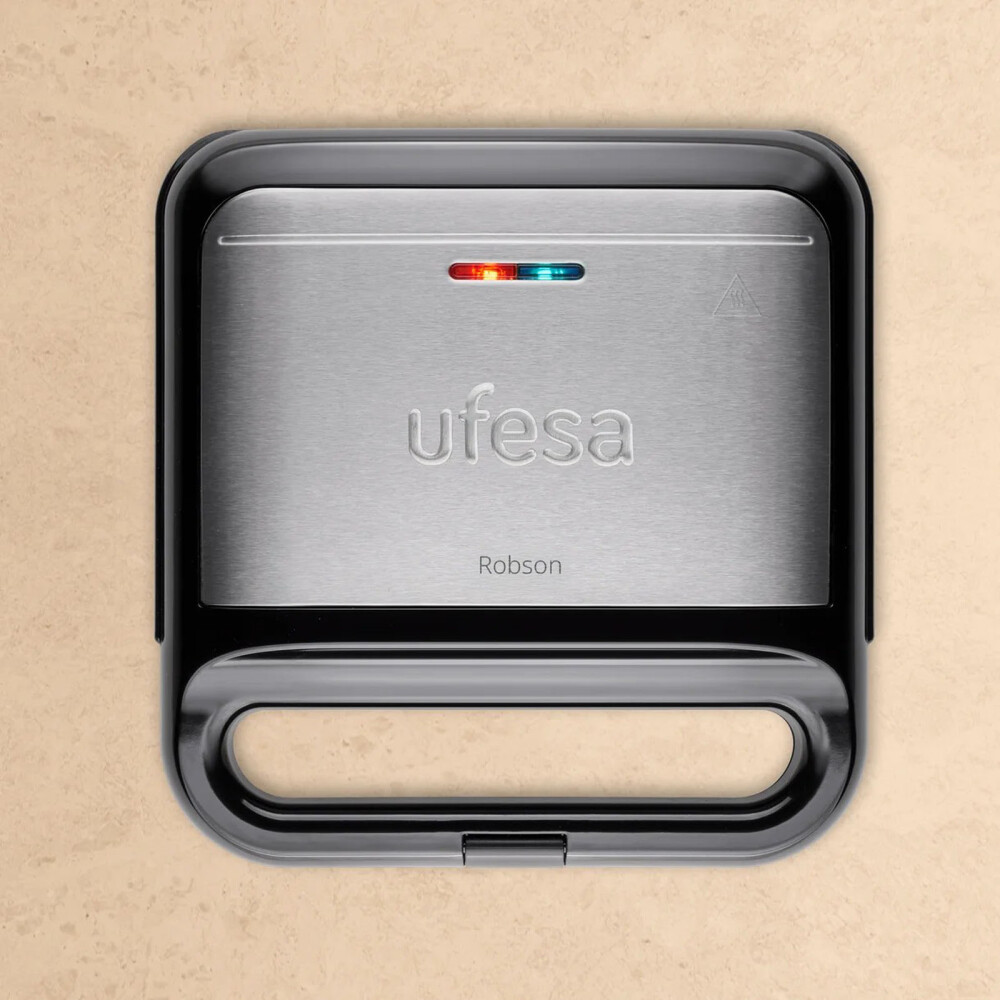 SANDWICHERA UFESA 850W NEGRO ROBSON 3 EN 1