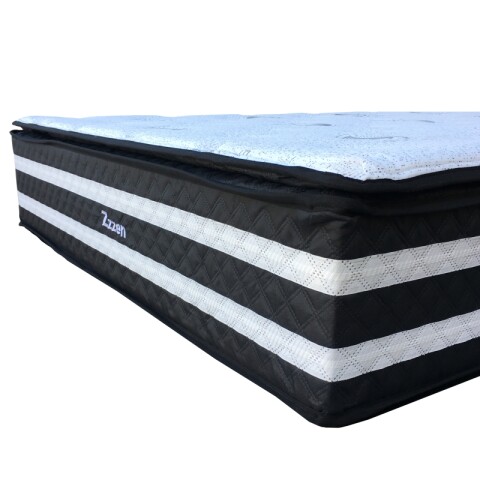 Colchón ZZZEN - 2 Plazas – Pillow Top – Espumas EPS + D33 – 138x188x32 cm – Firme - Duro Colchón ZZZEN - 2 Plazas – Pillow Top – Espumas EPS + D33 – 138x188x32 cm – Firme - Duro