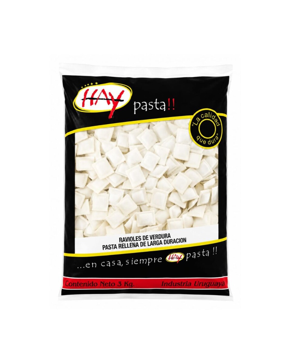 RAVIOLES DE VERDURA 3KG HAY PASTA!! 