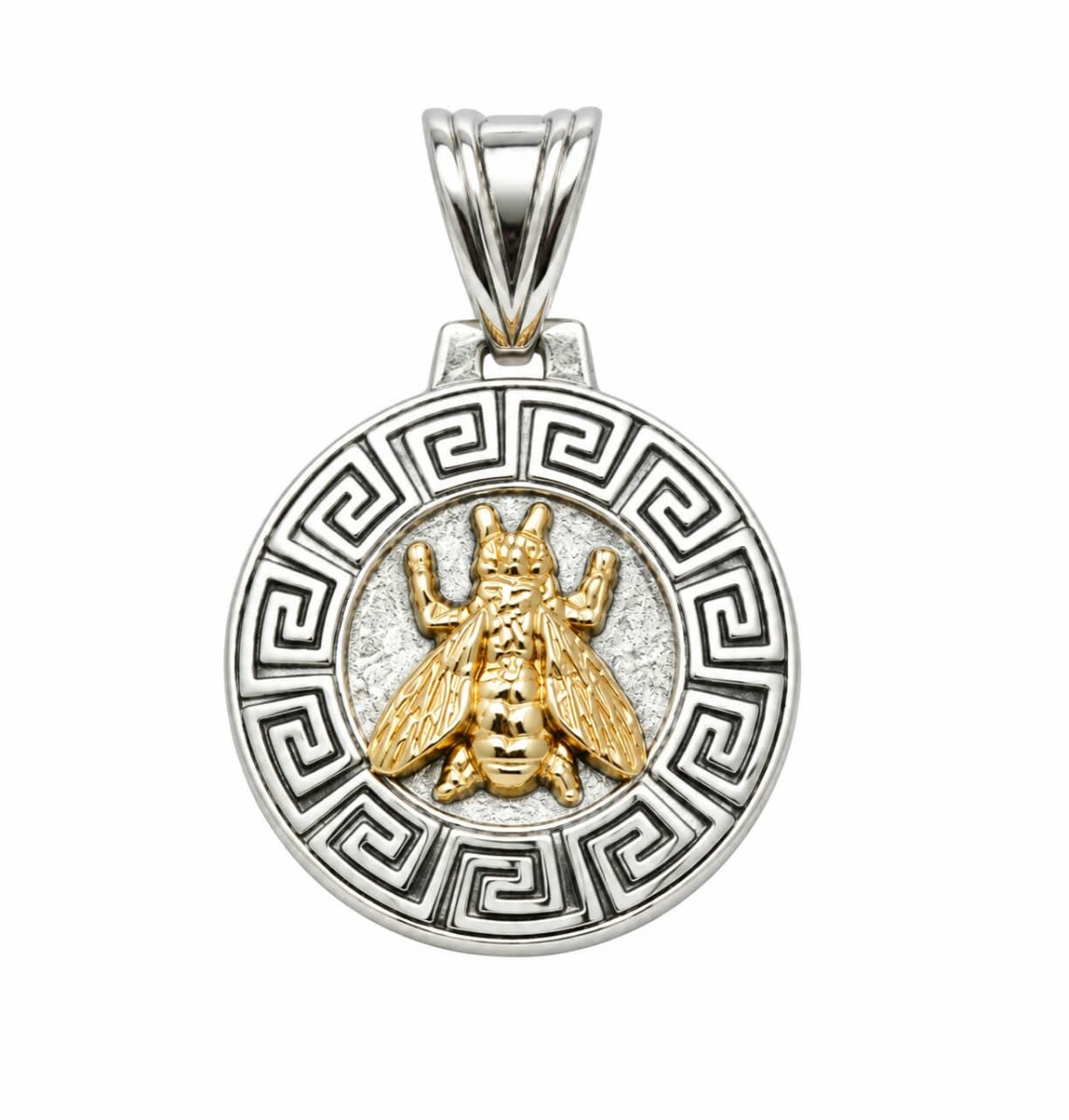 Medalla profesión Maestra con guarda versace 