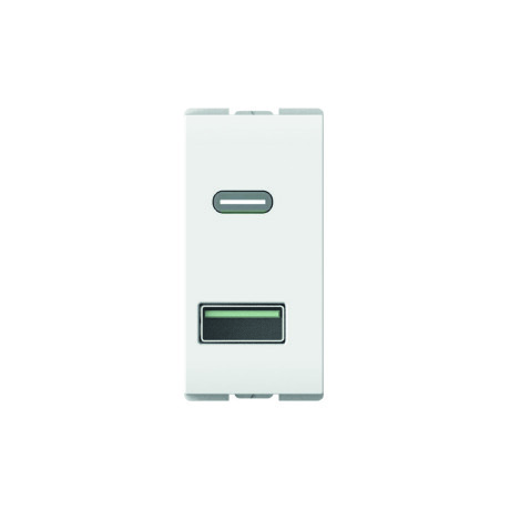 Módulo Blanco USB A+C Línea Origen ABB Módulo Blanco USB A+C Línea Origen ABB