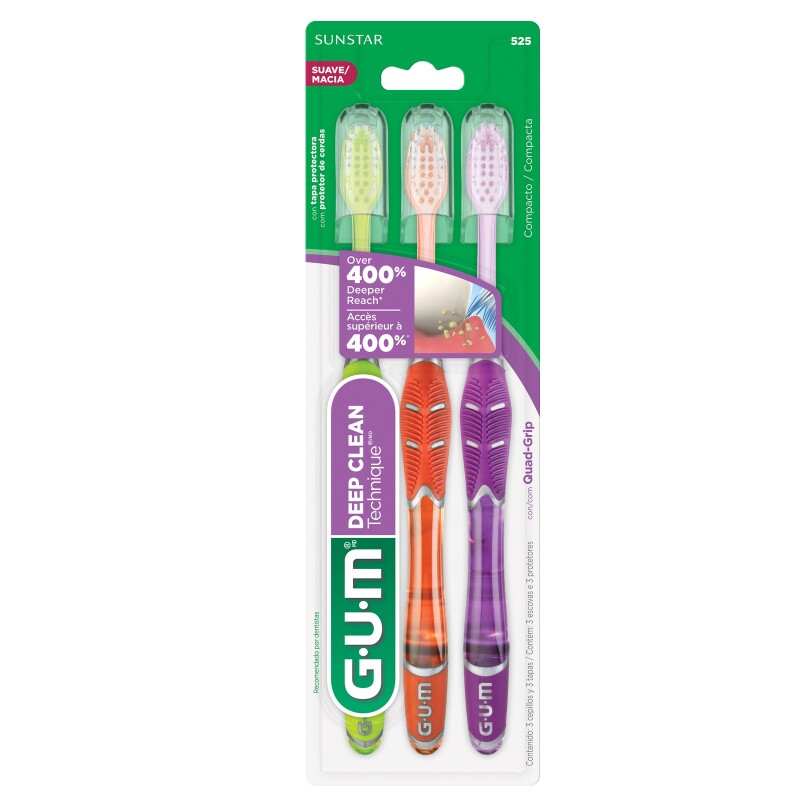 Cepillo Gum Deep Clean Technique Suave 3 Uds. Cepillo Gum Deep Clean Technique Suave 3 Uds.