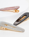 Horquillas con Accesorios Glitter Set De Horquillas Shinny - Combinacion Tricolor