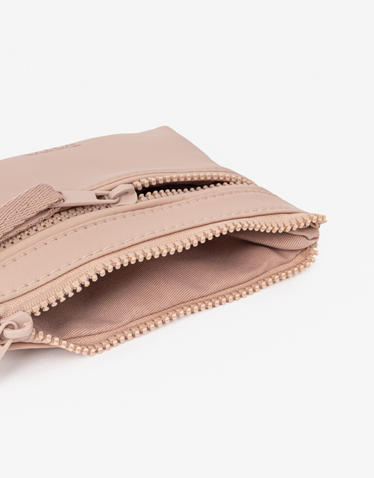Monederos Nylon Monedero De Material Reciclado - Rosa Bebe