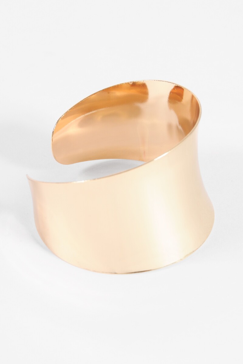 Pulsera cuff texture dorado