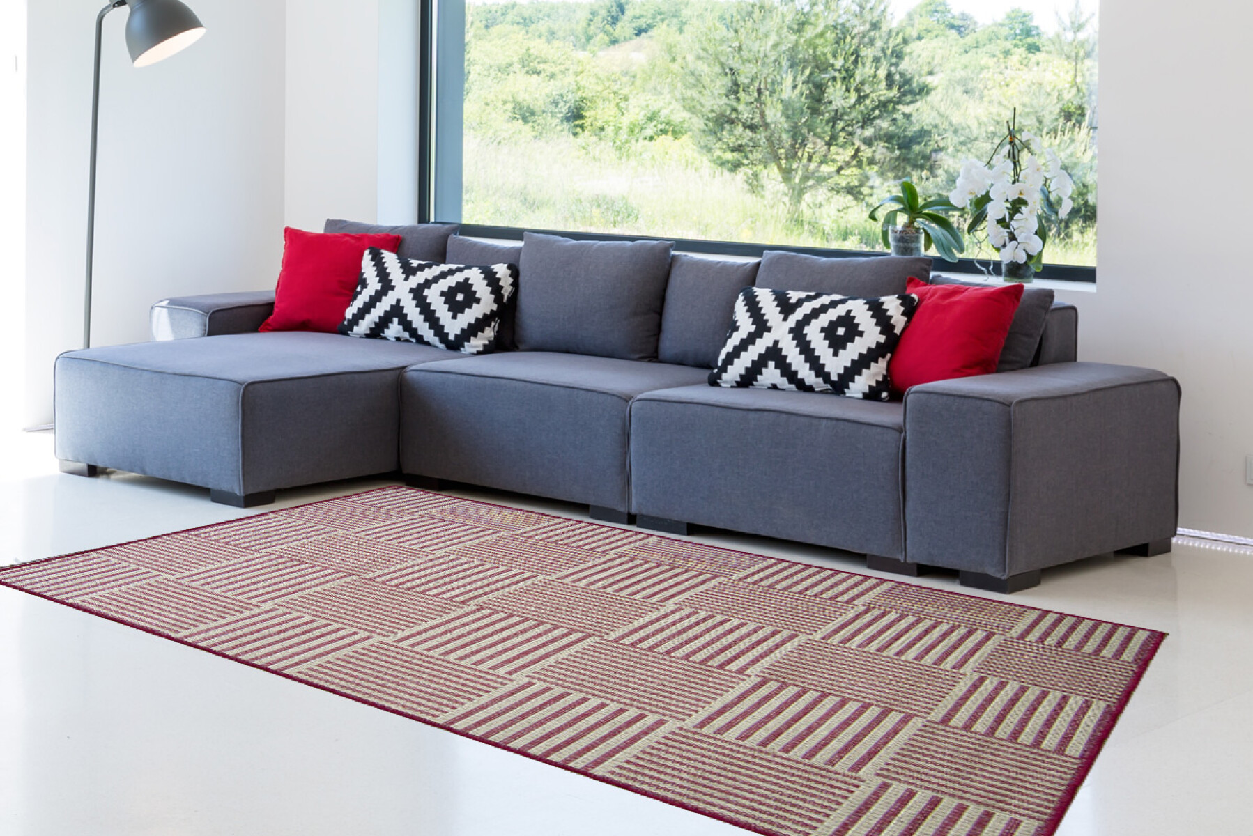 Alfombra ECO Active Rojo - 200*250 