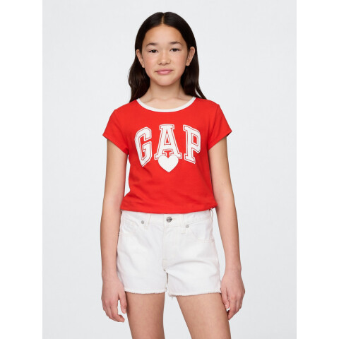 V-FRCH SS VALUE TEE POSTER RED