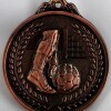 Medalla 6.5 Balon Pie C/laureles Bronce