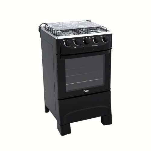 Cocina Combinada Negra 4H - Modelo Z2739 - Tem Cocina Combinada Negra 4H - Modelo Z2739 - Tem