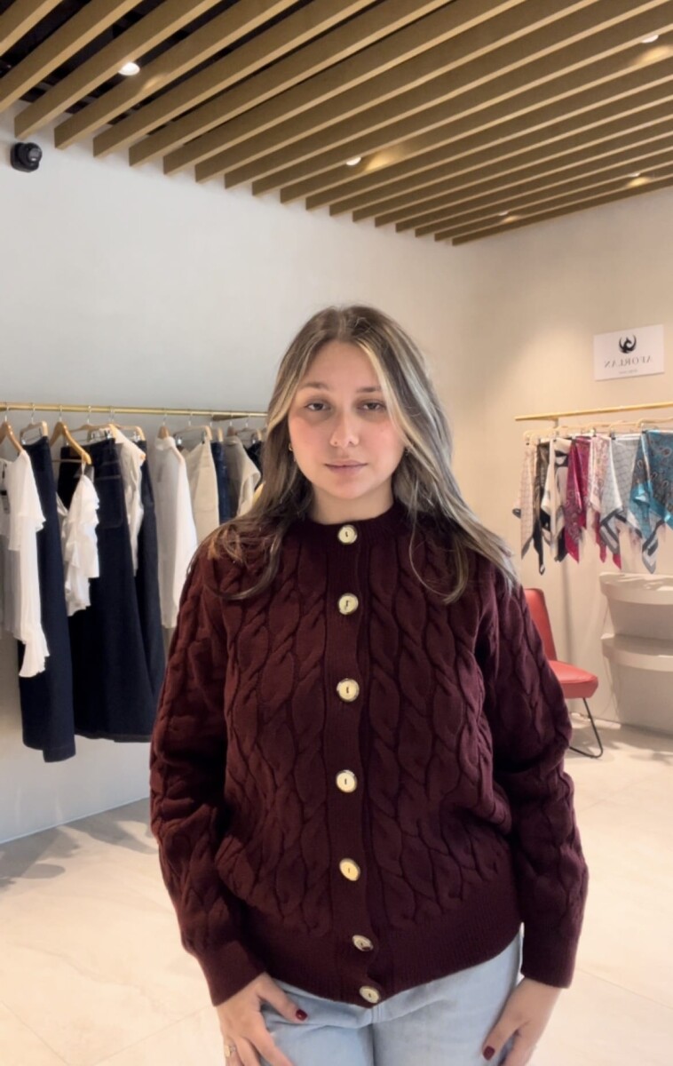 Cardigan Nayarit - Bordeaux 