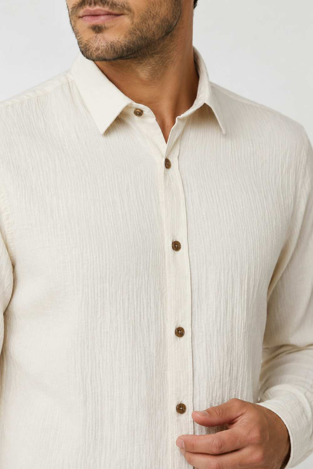 Camisa Nico Beige
