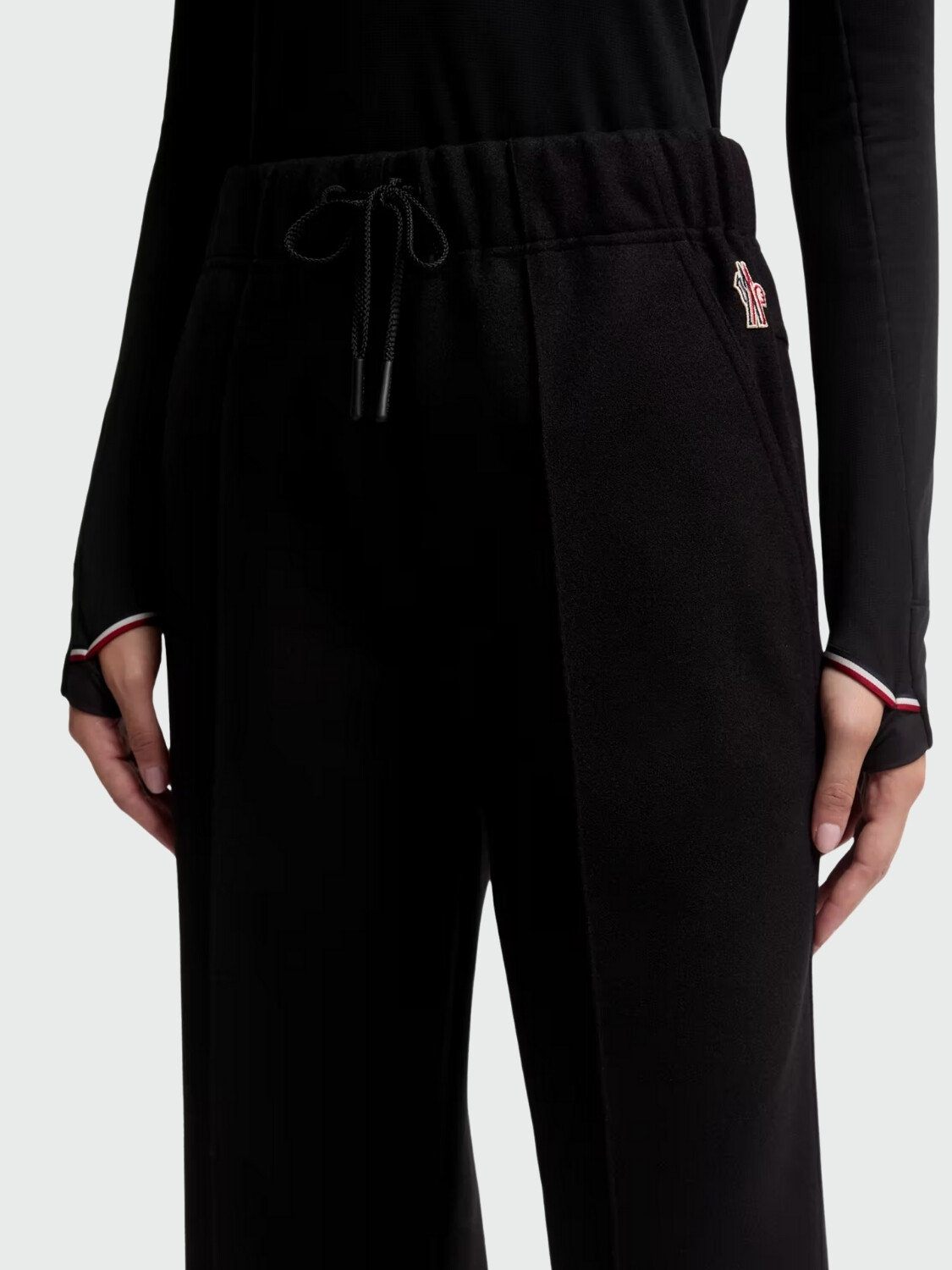 MONCLER - Pantalones Deportivos Negro