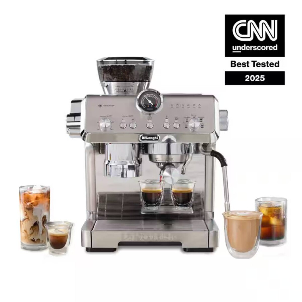 Cafetera DeLonghi La Specialista Prestigio EC9355.M - Negra/Plateada 