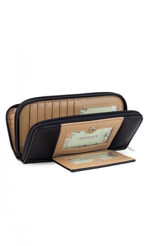 BILLETERA HIBISCO NEGRO