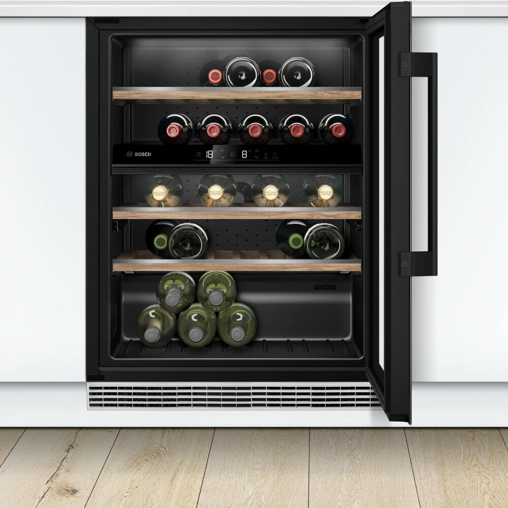 KUW21AHG0 44-BOTELLAS NEGRO ENFRIADORA DE VINO BOSCH