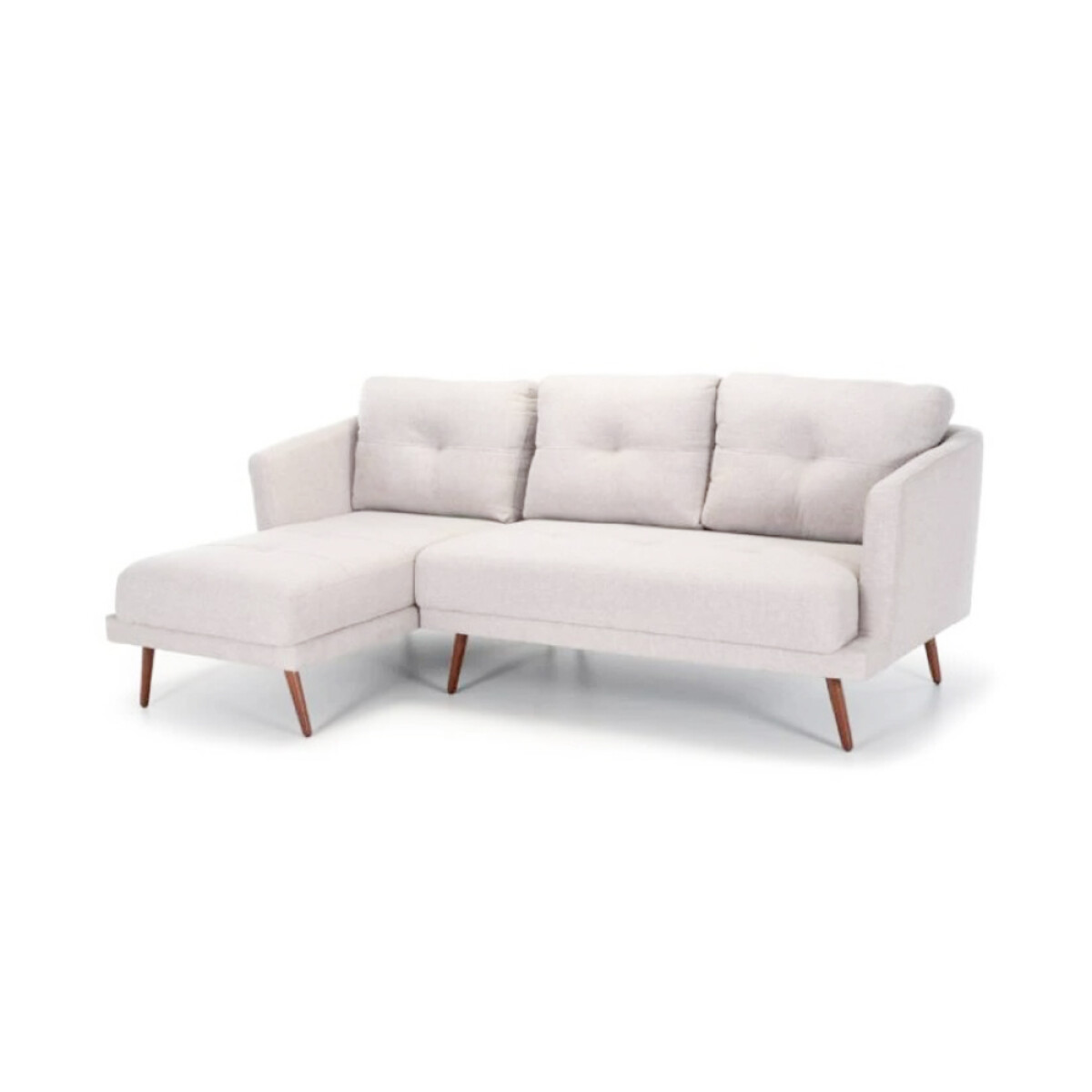 Sofá Con Chaise - Triunfo - 3 Cuerpos - Beige - Derecho 