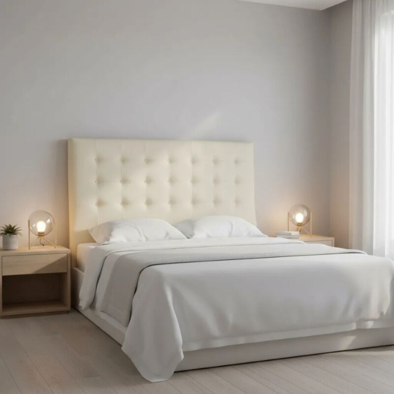 RESPALDO 2 PLAZAS (1.40 MTS) - TAPIZADO PU PERLA RESPALDO 2 PLAZAS (1.40 MTS) - TAPIZADO PU PERLA