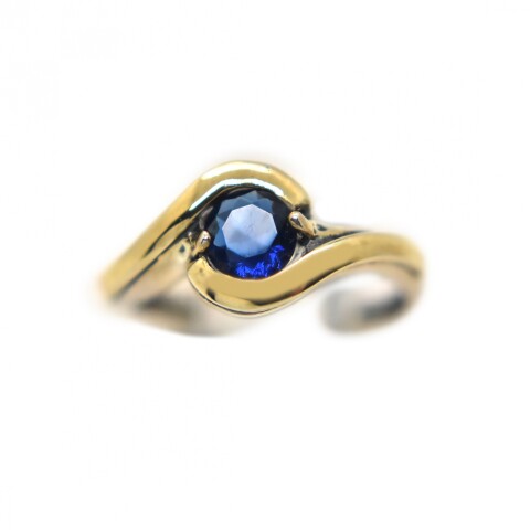 Anillo en Oro y Plata 925 con Zirconias Anillo en Oro y Plata 925 con Zirconias