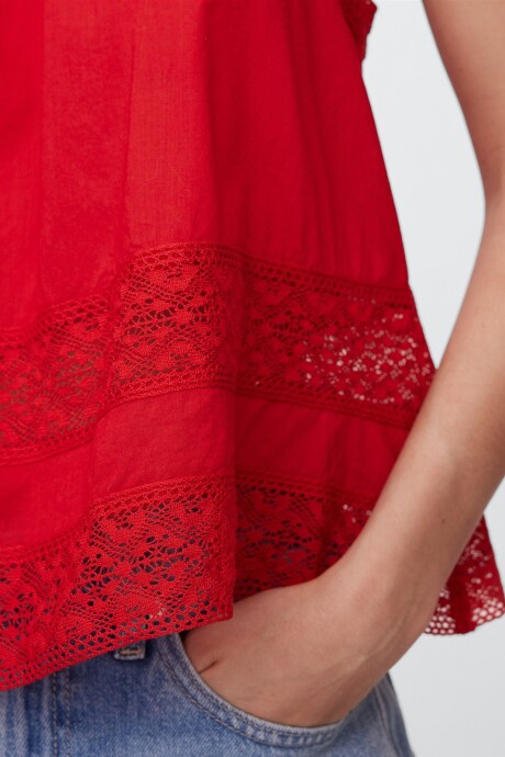 Musculosa Halter Mujer Tomato Sauce