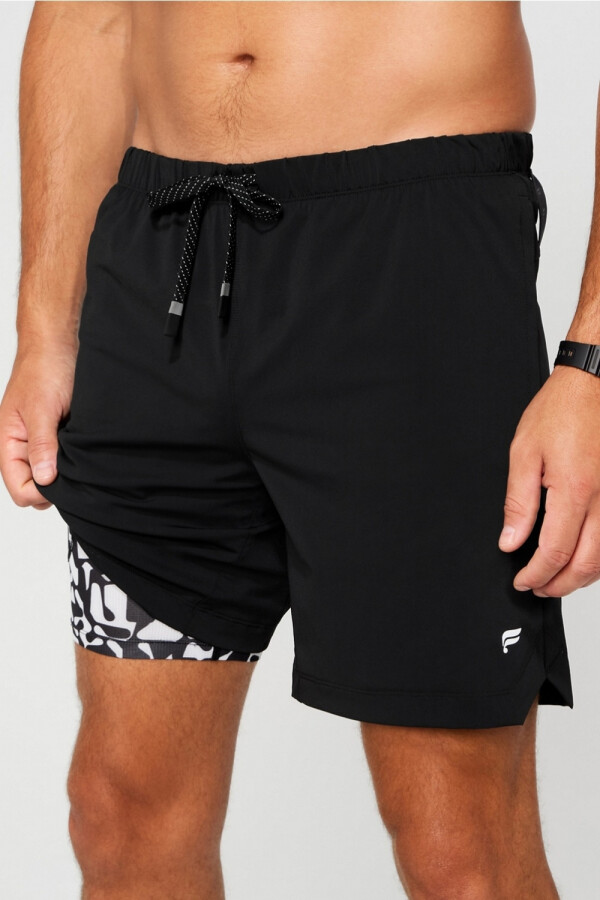 Short The 7 One Short (Lined) Hombre Black / Classic WhiteCosmic C