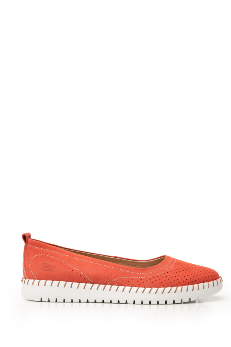 Flat Casual Flexi Para Mujer Linea Mei Coral