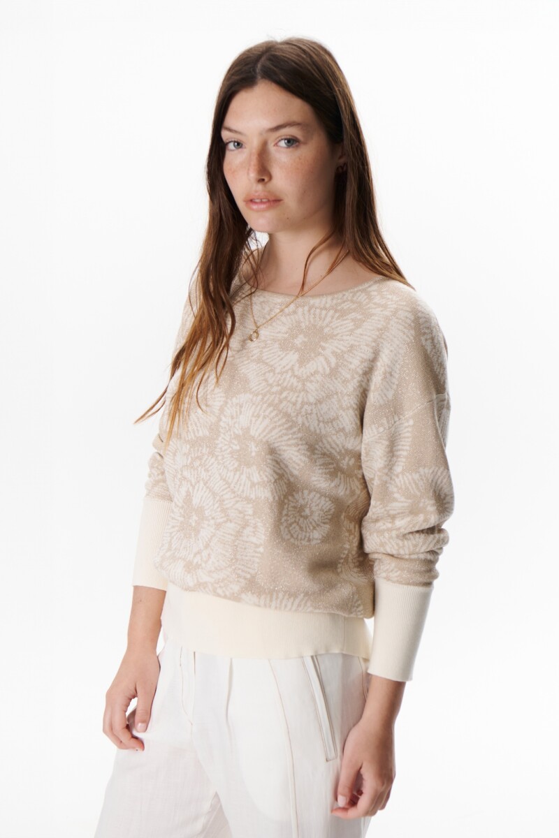 SWEATER FLOR BLINK ORO