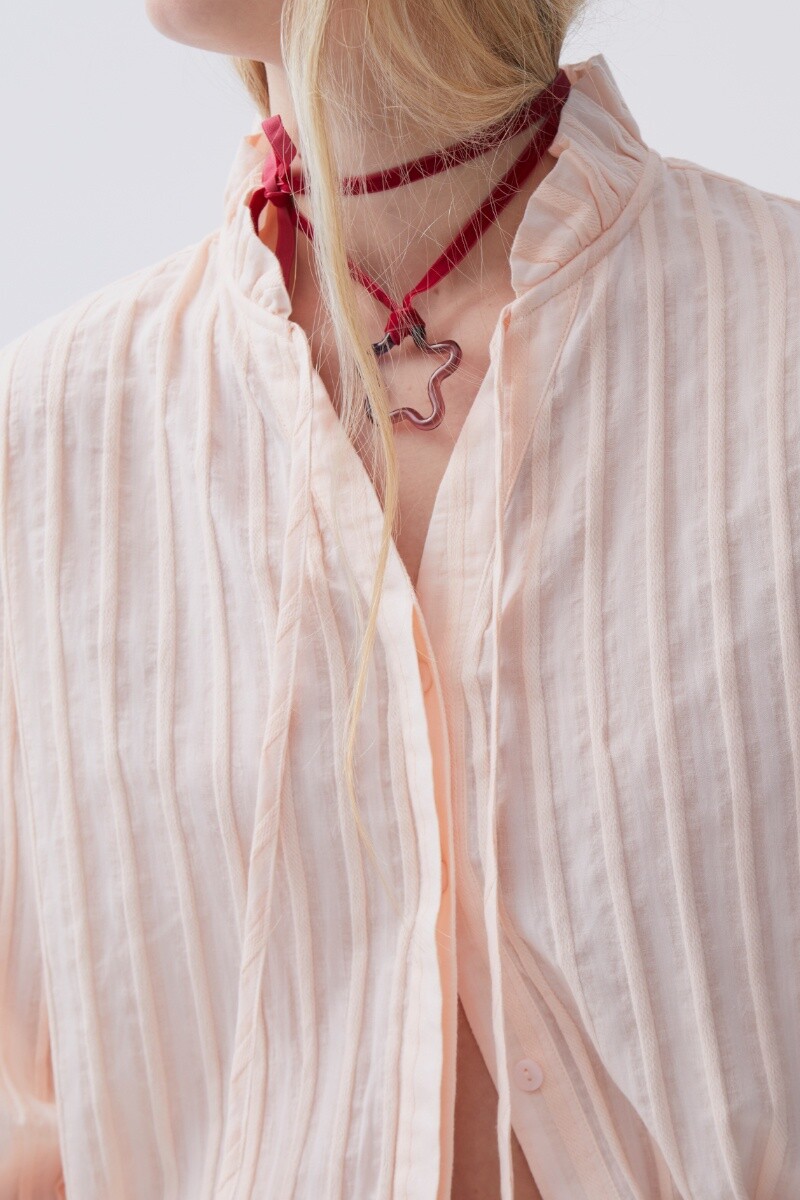 Camisa Peonia Rosa
