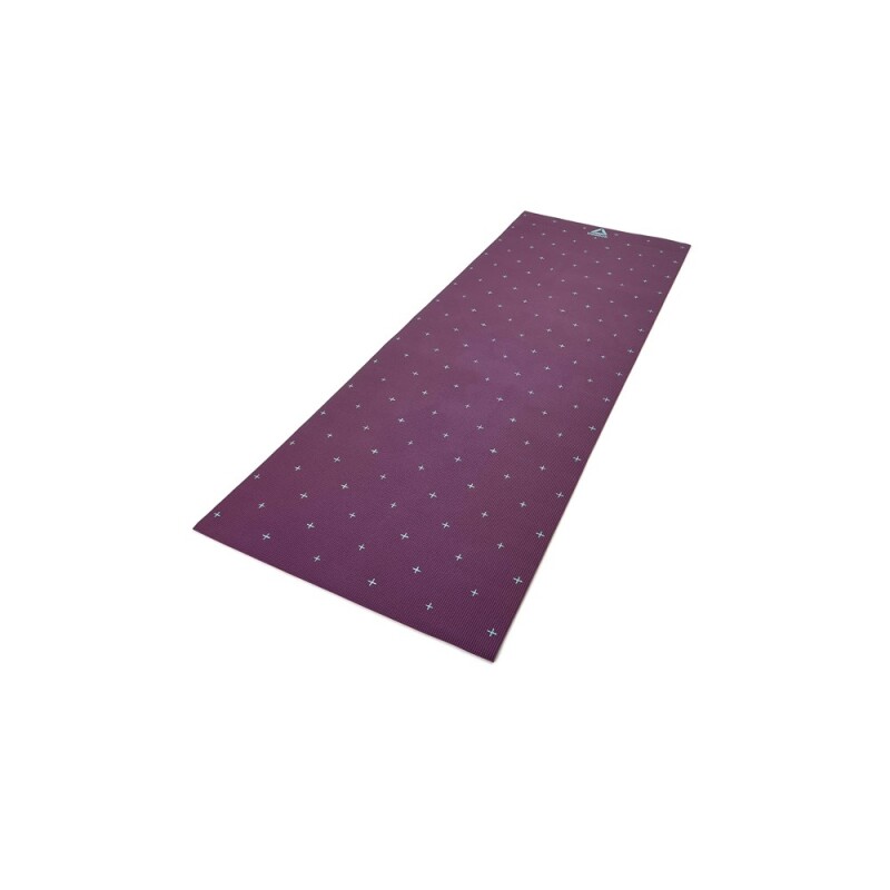 Colchoneta Yoga Mat 4mm Negra Reebok Violeta