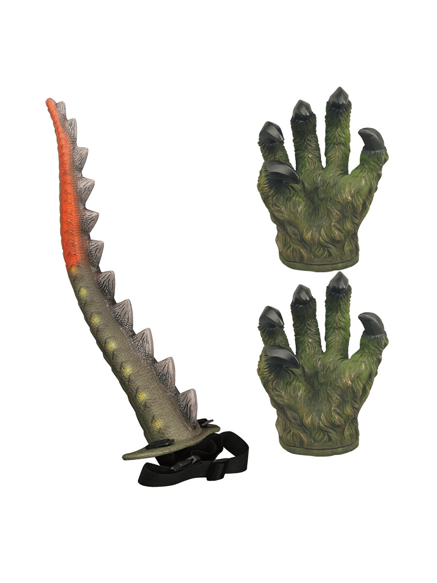 GARRAS Y COLA DINO - VERDE 