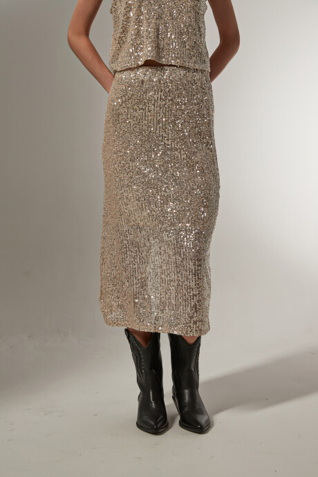Falda Marten Dorado