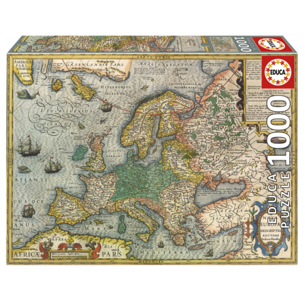 Puzzle Rompecabeza Educa Mapa Europa Antiguo 1000 Piezas Puzzle Rompecabeza Educa Mapa Europa Antiguo 1000 Piezas