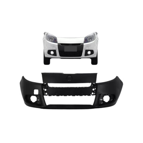 PARAGOLPE DELANTERO NEGRO LISO Paragolpe Delantero Negro Liso