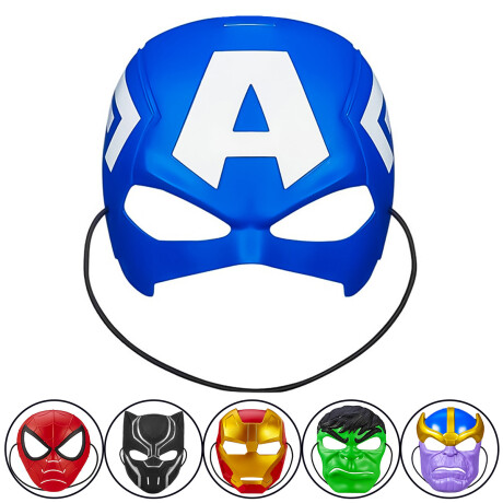 Máscara Hasbro Marvel Avengers Ironman Spiderman Hulk Capitán América