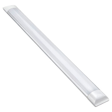 Tubo Luz Led Fría 40W 120Cm Artefacto Para Pared Techo Variante Blanca