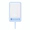 USAMS POWER BANK 10000MAH WIRELESS CON CABLE USB-C Cargador Portátil USAMS Power Bank Capacidad 10000 mAh USB-C - Celeste